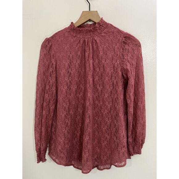 Romantic Lace Victorian Cottage Parisian Dainty Whimsical Top M Fairy Edwardian - Picture 1 of 15
